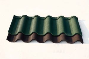 Bardeaux de tuiles métalliques revêtus de pierre pour entrepôts et ateliers Produits de <span class=keywords><strong>toiture</strong></span> de style chinois par les couvreurs locaux - Product Image 2