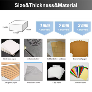 Valise en papier vintage personnalisée boîte en carton à fleurs valise en papier rigide faite à la main pour cadeau d'enfants - Product Image 5