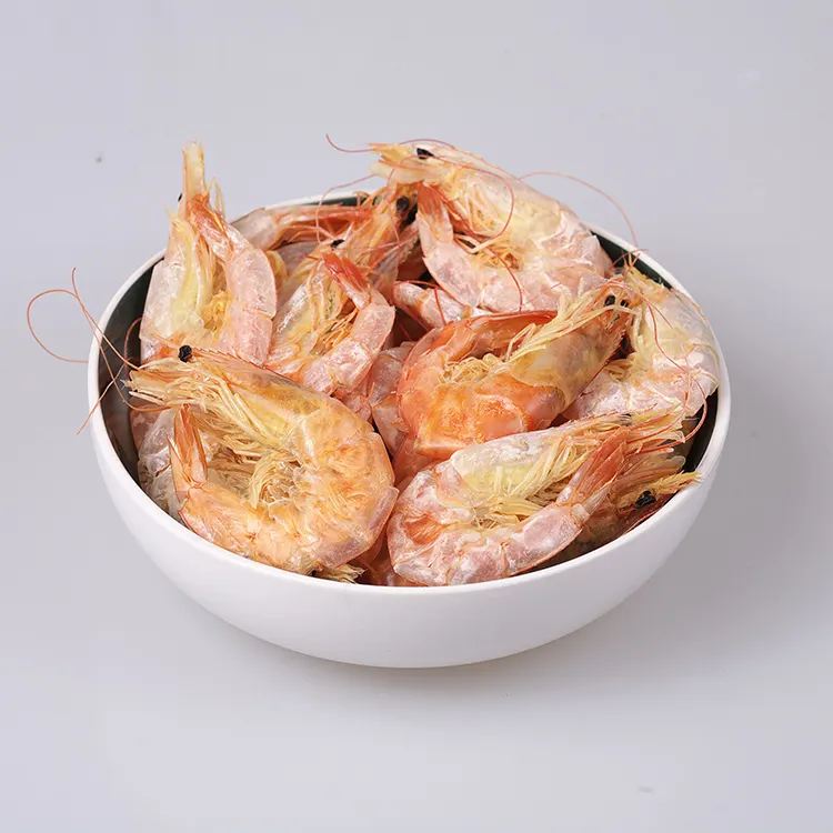 Nouveau produit crevettes sèches crevettes séchées saveur vietnam fruits de mer crevettes lyophilisées