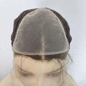 Perruques Lace Top EMEDA perruque juive vierge européenne Remy cheveux humains blond cendré perruques casher - Product Image 5