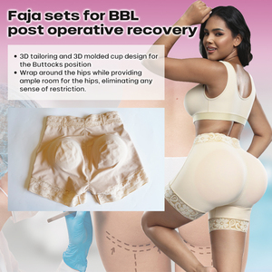 Ensemble deux pièces gainant : <span class=keywords><strong>short</strong></span> et soutien-gorge invisibles, Fajas Colombianas Moldeadora, <span class=keywords><strong>gaine</strong></span> amincissante, post-opératoire, vêtement de compression - Product Image 2