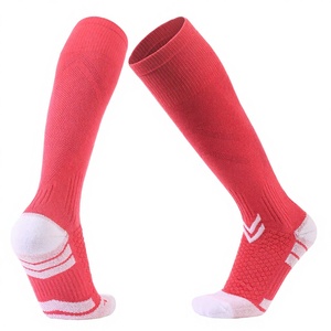 Customized Children's Professional Non-Slip Winter Knitted <b>Knee</b> <b>High</b> Breathable Sports <b>Socks</b> Standard Thickness Terry Bottom - Product Image 3