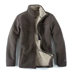 OEM ODM Factory low price Hubei Wuhan new design mens polar fleece thick winter soft shell jacket