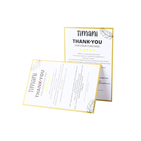 Servizio di Stampa Digitale Personalizzata per Biglietti di Ringraziamento, Volantini su Carta Patinata e Carta Artistica, Design Personalizzato a Colori, Logo, Immagine, Goffratura
