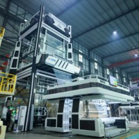 Machine de soufflage de film coextrudé à trois couches 2026 pour films d'emballage LDPE/LLDPE/HDPE, moteur automatique haute précision