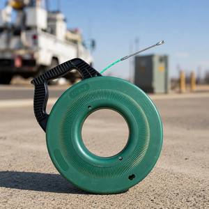 YILI Serpentin de tirage robuste en composite de fibre de verre de 100 pieds, anti-rupture, pour conduites électriques, utilitaire et projets FTTH professionnels - Product Image 1