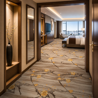Tapis de chambre d'hôtel 5 étoiles, tapis en nylon imprimé, design personnalisé 3D de luxe