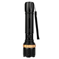 Fabricant Vente en gros Lampe de poche LED Taille L Zoomable Projecteur extérieur avec fonction étanche Corps de lampe ABS