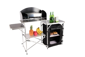 China Venta de madera Boda Cerveza Daining Muebles simples para ahorrar espacio Niños Trabajo de oficina Bistro Mesa plegable alta 4 piezas - Product Image 3