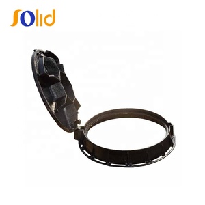 جولة صب الرمل حديد صب قابل للسحب راحة غطاء مستدير للمجاري و الإطار العفن - Product Image 4