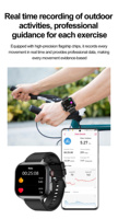 VALDUS EKG Gesundheits-Smartwatch mit Herzfrequenzmessung Fitness-Serie VE31 Smartwatch