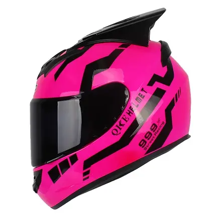 Casque de moto de course de haute qualité pour hommes, complet, visage, en Abs, Motocross,