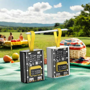 2025 nouveau Design Mini Powerbanks 10000mAh Type C <span class=keywords><strong>chargeur</strong></span> de téléphone <span class=keywords><strong>portable</strong></span> d'urgence PD22.W Charge rapide Mini Power Bank câble intégré - Product Image 3