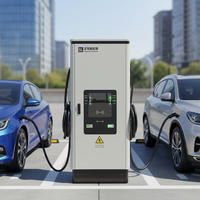 Station de recharge DC pour véhicules électriques à montage au sol, nouvelle, 400 kW, OCPP1.6J, CCS2, RFID, certifiée CE, garantie 2 ans, câble de 5 m, vente en gros usine