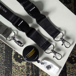 Custom Logo Printed Polyester Retractable Lanyard Promotional Neck Lanyard for Teacher & Staff Other Category Lanyard