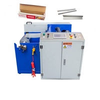 Prix usine 2 axes semi-automatique ménage rouleau de papier d'aluminium machine de rebobinage