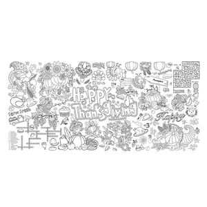 Mantel de Papel Desechable para Decoración de Mesa en Otoño, Mantel de Papel para Decoración de Fiestas Escolares Infantiles - Product Image 5