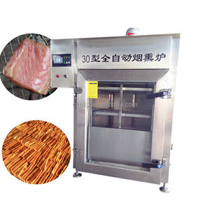 Horno de humo de salchicha de pollo Industrial 100/250/500 kg/hora/casa de humo de despertar/máquina de humo de salchicha - Product Image 3