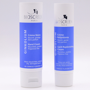 Grand diamètre 200ml relipidant corps lotion <span class=keywords><strong>crème</strong></span> mat cosmétiques tube d'emballage en plastique avec capuchon - Product Image 5