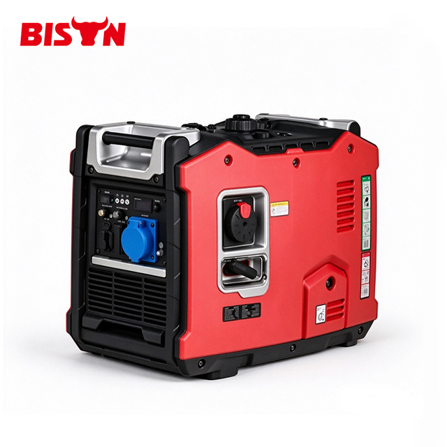 BISON(CHINA) 5kW 5kVA Inverter Generator LPG Dual Fuel Air Cooled Remote Electric Recoil Start for Residential Construction
