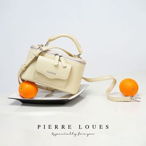Pierre Loues <b>Box</b> Type Shoulder Bag Zipper Closure <b>Macaron</b> Colors Women's Everyday Use Spring 2026 - Product Image 4