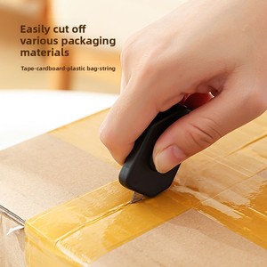 Cuchillo de Desempaquetado Mini <span class=keywords><strong>2</strong></span> en 1 Montable en Pared, Hoja Metálica, Mango de ABS, Antirrasguños, Ideal para Oficina, Cuchilla Compacta Multiusos - Product Image 2