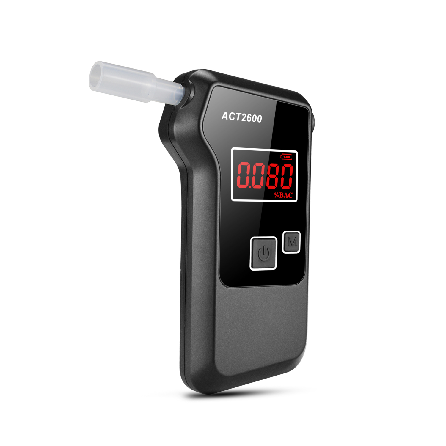 Portable LCD digital display breath fuel cell alcohol tester alcohol tester