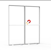 Équipement pour salon professionnel, stand d'affichage publicitaire pliable avec tissu tendu pour l'affichage en salon professionnel