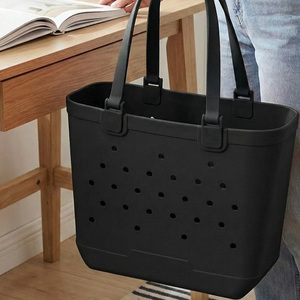 Sac de plage moderne simple avec logo personnalisé, sac fourre-tout en caoutchouc |   Grand sac fourre-tout <span class=keywords><strong>imperméable</strong></span> pour la plage, la piscine, le <span class=keywords><strong>bateau</strong></span>, les courses, les sports, les escapades - Product Image 3