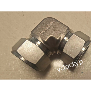 Coudière d'union Swagelok SS-1610-9, 1 pouce, en acier inoxydable 316, 90 degrés, d'occasion - Product Image 1