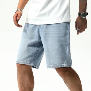 Proveedor Mayorista de Shorts de Mezclilla para Hombre, Corte Regular, Tela Elástica de Algodón Suave, Ropa Casual de Verano - Product Image 2
