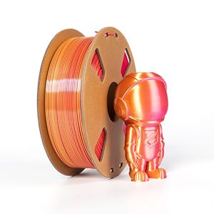 3D Printing PLA Silk Dual Color Filament 1.75mm Multicolor FDM <b>Plastic</b> <b>Rods</b> 1kg Silk Multicolor Wire - Product Image 6