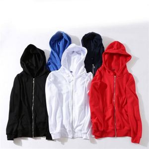 Sweat-shirts à fermeture éclair personnalisés avec logo, sweats à capuche de haute qualité, sweats à capuche 100% coton pour hommes, femmes, unisexe - Product Image 6