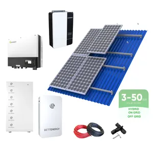 Industrial Project Kit Solar Energy System 5-10KW 20KW Solar Power System Off Grid Hydrid Solar Panel Systems