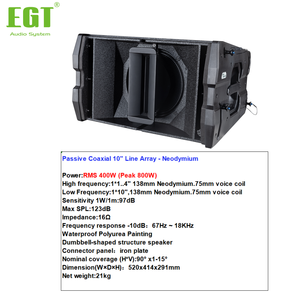 PCL10C Système Line Array Audio Professionnel Passif Simple <span class=keywords><strong>10</strong></span> pouces STABLE POWER PROMOTION HAUTE PUISSANCE DE CRÊME DE VENTE ÉLEVÉE - Product Image 5