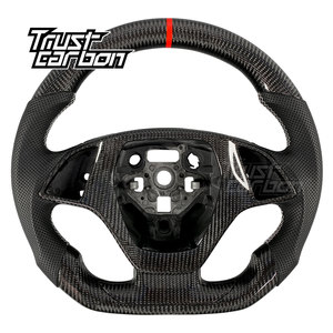 Volante in Fibra di Carbonio Personalizzato per Chevrolet <span class=keywords><strong>Corvette</strong></span> C7 C6 C8 Camaro Cruze SS ZL1 2010-2019 - Product Image 1