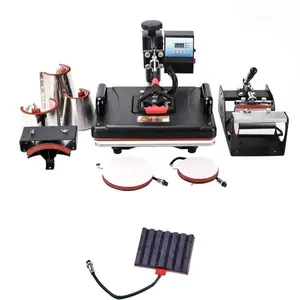 Double Display Advanced New 8 in 1 Combo Heat Transfer Machine Sublimation  Heat Press Machine for