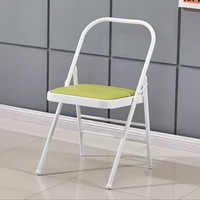 Silla Plegable para Yoga y Pilates Iroga Fitness, con Tubo de Acero Acolchado y Reforzado, Diseño Duradero, 80x50x55cm, para Ejercicios de Yoga en Interiores