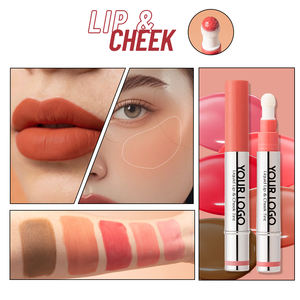 Rubor Líquido en Crema para Mejillas, Maquillaje de Larga Duración, Belleza Vegana, Aplicador con Cabezal de Brocha para Rubor Líquido, Color Iluminador - Product Image 6