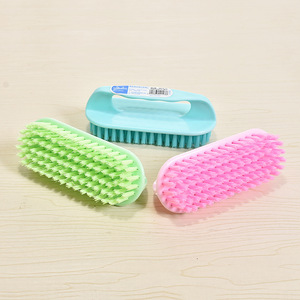 Large Dense Bristle Laundry Brush Nylon Plastic Household <b>Cleaning</b> Brush For Clothes Shoes Floor Bathtub - Product Image 4