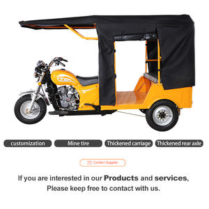 Rickshaw de pasajeros Bajaj, motor zongshen de refrigeración por agua de 200CC, taxi de pasajeros/tuktuk, novedad de 2020 - Product Image 6