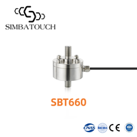 Sensores de Fuerza y Celdas de Carga 0.1/0.2/0.3/0.5/1/2/3/5T de Acero Inoxidable IP66, Celda de Carga en Miniatura Tipo Cápsula para Tensión y Compresión