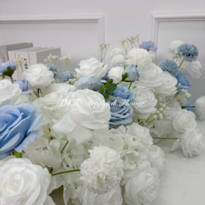 Wholesale High Quality Handmade Silk Rose Artificial Wedding Mother's Day Aisle Runner Modern Factory Wholesale Price Floral - Product Image 5