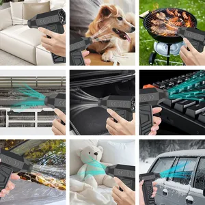 Soffiatore Elettrico Portatile Turbo Fan con Motore Brushless, Senza Fili, 130000 RPM, in Plastica, 75W, Strumento di Pulizia a Getto d'Aria, per Auto e Rimozione Neve - Product Image 6
