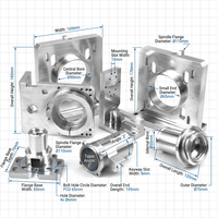 Pièces sur mesure en aluminium/titane/acier inoxydable usinées CNC certifiées AS9100 pour l'aérospatiale, usinage par électroérosion à fil, brochage, usine OEM, vente en gros
