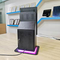 Kiosques de commande automatique de petite taille avec écran tactile, imprimante et éclairage LED RVB