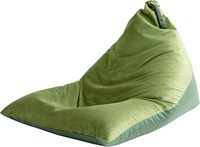 400L Extra Large Premium Velvet Bean Bag Housse de fauteuil pour adultes sans remplissage Ultra Soft Washable Triangular Lazy Sofa