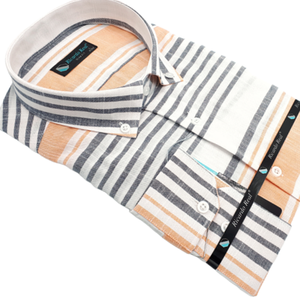 Camisa de franela de lino y algodón Primavera Verano para hombre característica transpirable - Product Image 2