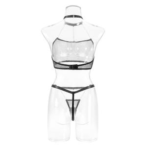 Lencerí<span class=keywords><strong>a</strong></span> de red de pesca con cadena, ropa interior Sexy para mujer, cuerpo desnudo, íntimo, transparente, trajes, lencerí<span class=keywords><strong>a</strong></span> para mujer - Product Image 5