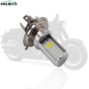 Motosiklet kafa lambası ampulleri BA20D H4 LED Hi <span class=keywords><strong>Lo</strong></span> ışın Moto LED far motosiklet LED lambalar dönüşüm kiti ampuller 1200LM 6000K - Product Image 2